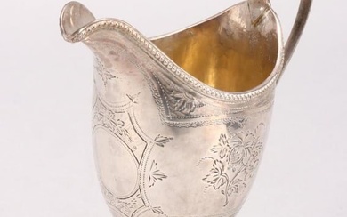 George III Sterling Silver Helmet Jug
