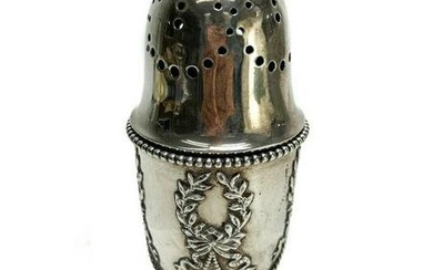 George W. Shiebler & Co. Sterling Silver Footed Muffineer, circa 1910