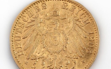 Germany - Prussia - 10 Mark 1903-A - Gold