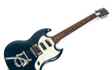 Gibson Blue 1998 SG Deluxe Maestro Electric Guitar