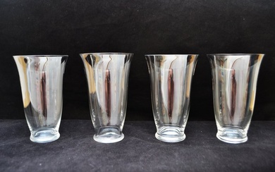 Glasfabriek Leerdam A.D. Copier - Drinking glass (4) - Crystal