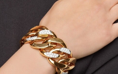 Gold and Diamond Bracelet, David Webb