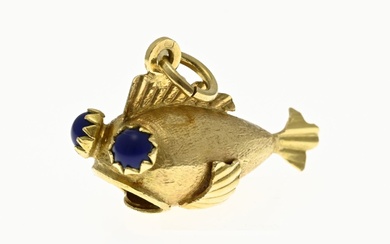 Gold pendant fish