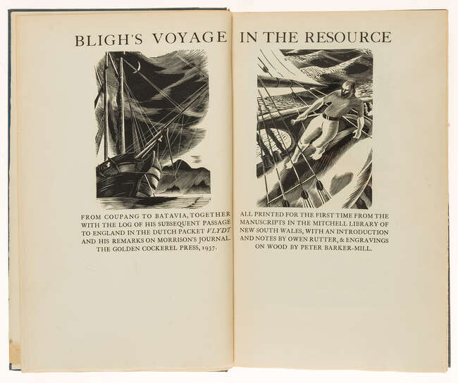 Golden Cockerel Press.- Bligh (William) Bligh's Voyage in The Resource from Coupang to Batavia.., one of 350 copies, 1937 & others from the press (5)