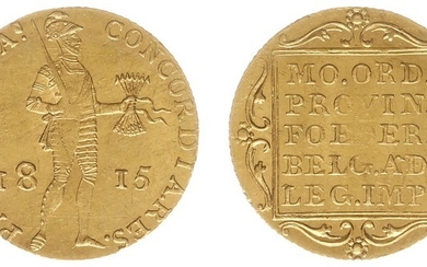 Gouden dukaat 1815 muntteken wapenschild van de stad Utrecht (Sch....