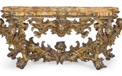 A Large, Important Italian Baroque Console Table