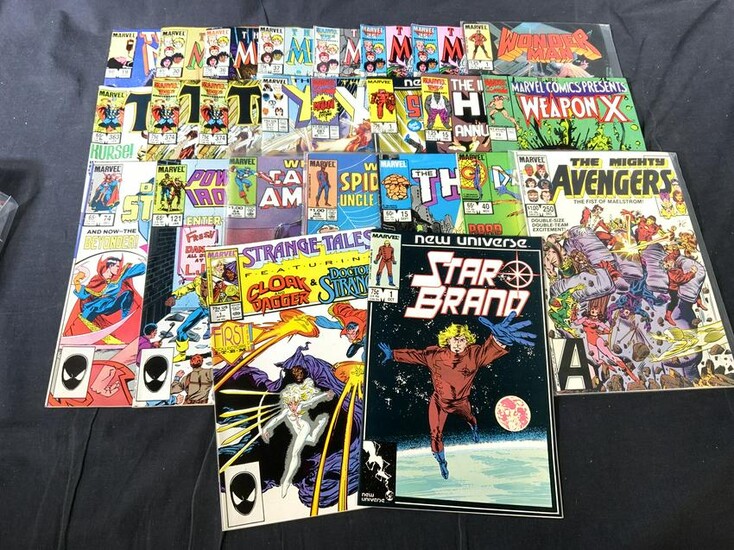 Group Lot Assorted MARVEL Vintage Comics