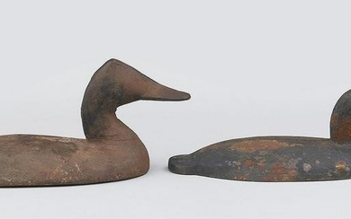 Group of (2) cast iron wing weights