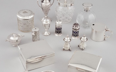 Group of English, Scottish, and Southeast Asian Silver, late 19th/20th century
