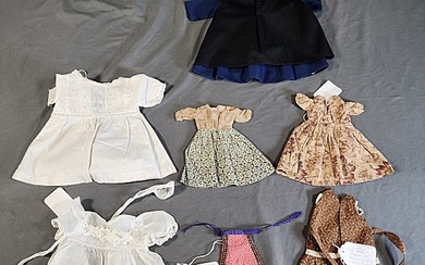 Group of Vintage Doll Clothes