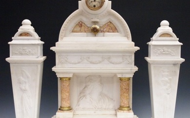 HAC Co. Marble Clock Set