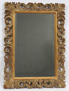 HARRISON GIL HAND CARVED WOOD MIRROR 31 23