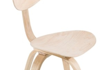 HUGUES STEINER 'BOW WOOD' NO.3 CHAIR FOR STEINER MEUBLES