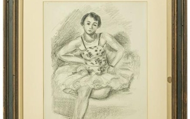 Henri Matisse (1869-1954) Seated Dancer Lithograph