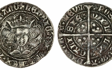 Henry VI, First Reign (1422-1461), Annulet Issue, Groat, 1422-1427, Calais
