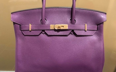 Hermès - Birkin 35 Ultraviolet Handbag