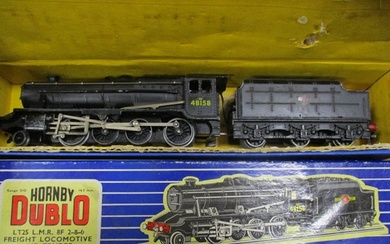 Hornby Dublo. Collection of tank locomotives with 80054 2-6-...