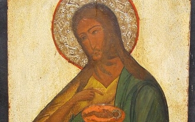 Icon, Saint John the Baptist - Wood - 19th century