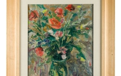 Ilio Fiorini (1913 - 1996), Vase with flowers