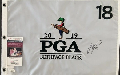 JUSTIN ROSE signed 2019 PGA BETHPAGE BLACK