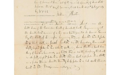 James K. Polk Document Signed