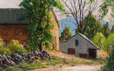 John F. Enser (American, 1898-1968) Farm Yard