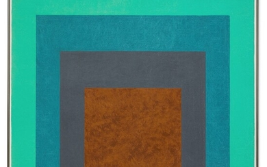 Josef Albers Homage to the Square in Green Frames