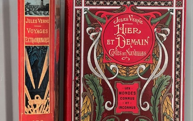 Jules VERNE, deux volumes : Les frères Kip Hier... - Lot 19 - Beaussant Lefèvre & Associés
