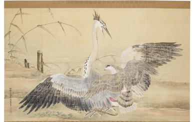 ATTRIBUTED TO KATSUSHIKA HOKUSAI (1760-1849) Hawk Hunting