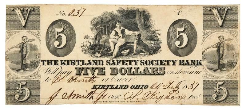 Kirtland Safety Society Bank Note