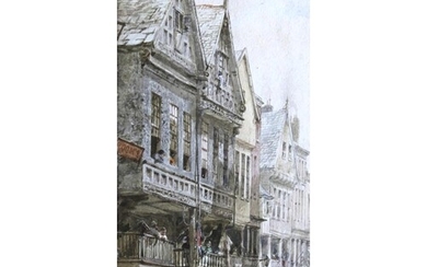 LOUISE RAYNER (1832-1924) CHESTER Signed, watercolour 26.5 x...