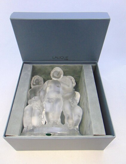 Lalique Luxembourg glass sculpture