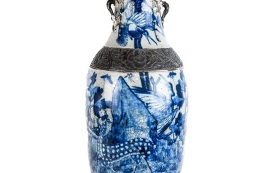 Large Chinese Crackleware Vase