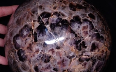 Large "Flower" Amethyst Sphere - 200×200×200 mm - 12545 g