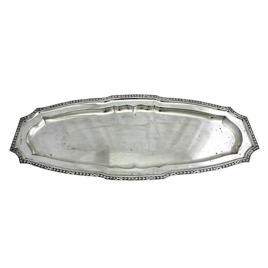 Large and Impressive Austro-Hungarian Silver Tray, Late