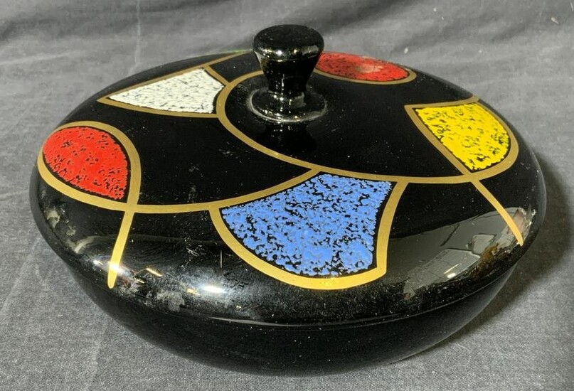 Lidded Ceramic Bowl