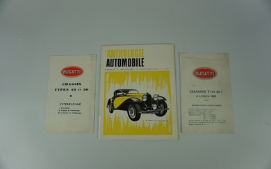 Lot de revues Bugatti 1971