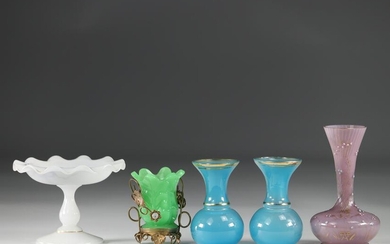 Lot of Napoleon III glassware