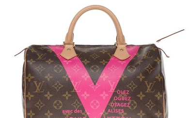 Louis Vuitton - Série Limitée/ Collector /Speedy 30 V Grenade en toile monogram Handbag