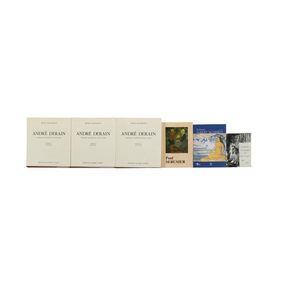 M. Kellermann, André Derain. Catalogue raisonné de l'oeuvre peint, 3 vol., 1992-1999, Galerie Schmitt. Exemplaires n° 239, 239 et ...