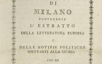 [MILANO-GIORNALI] - Giornale enciclopedico di Milano