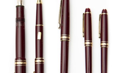 MONTBLANC - Collection de cinq stylos