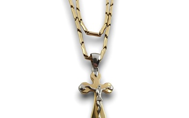 Made in Italy - 18 kt. Gold, White gold - Necklace with pendant
