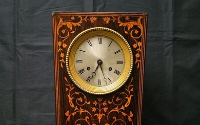 Mantel clock - Table clock - Wood, Wood (Rosewood) - 1800-1850