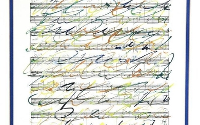 Marcus UZILEVSKY: "Linear Mode I" - Lithograph
