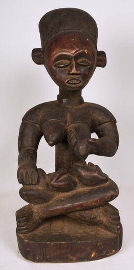 Maternity figure - Wood - Yombe - DR Congo