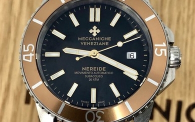 Meccaniche Veneziane - Automatic Watch Nereide 3.0 Black and Gold Swiss Made - 1202006 "NO RESERVE PRICE" - Men - Brand New