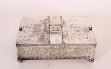 Meriden Silver Plated Humidor Box