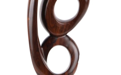 Modern Carved Wood Sculpture