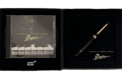 Montblanc - A special edition Meisterstück resin coated fountain pen, 'Hommage À Frédéric